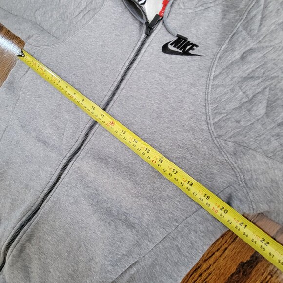 Nike Sportswear Gray Long Hoodie Women's Small Full Zip - Picture 10 of 12